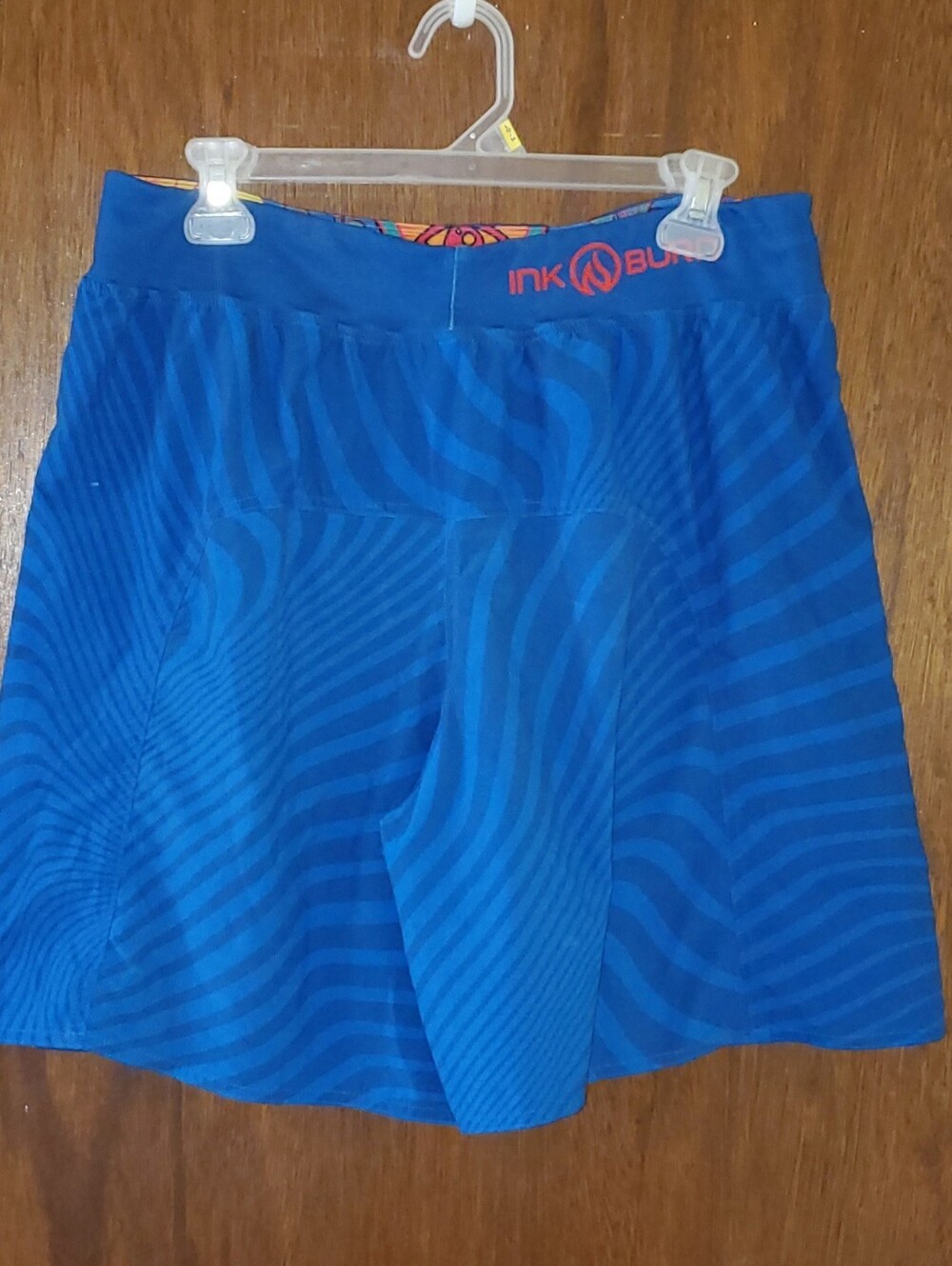 InknBurn Blue Runners High Athletic Shorts Sz Xl